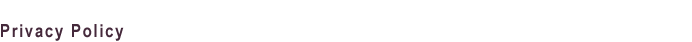 Privacy Policy